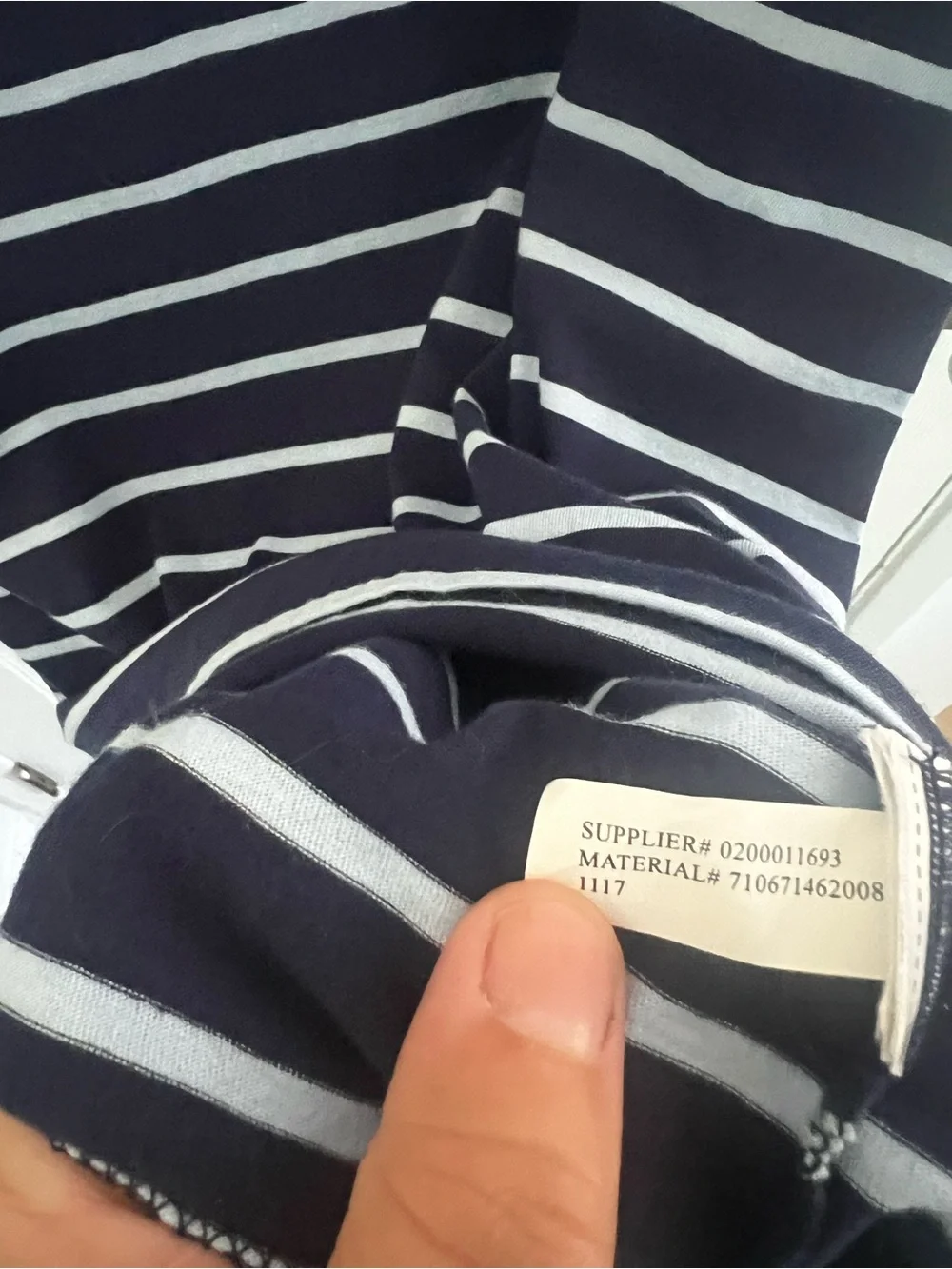 Polo by Ralph Lauren Navy & White Striped Short-Sleeve Tee with Red Pony